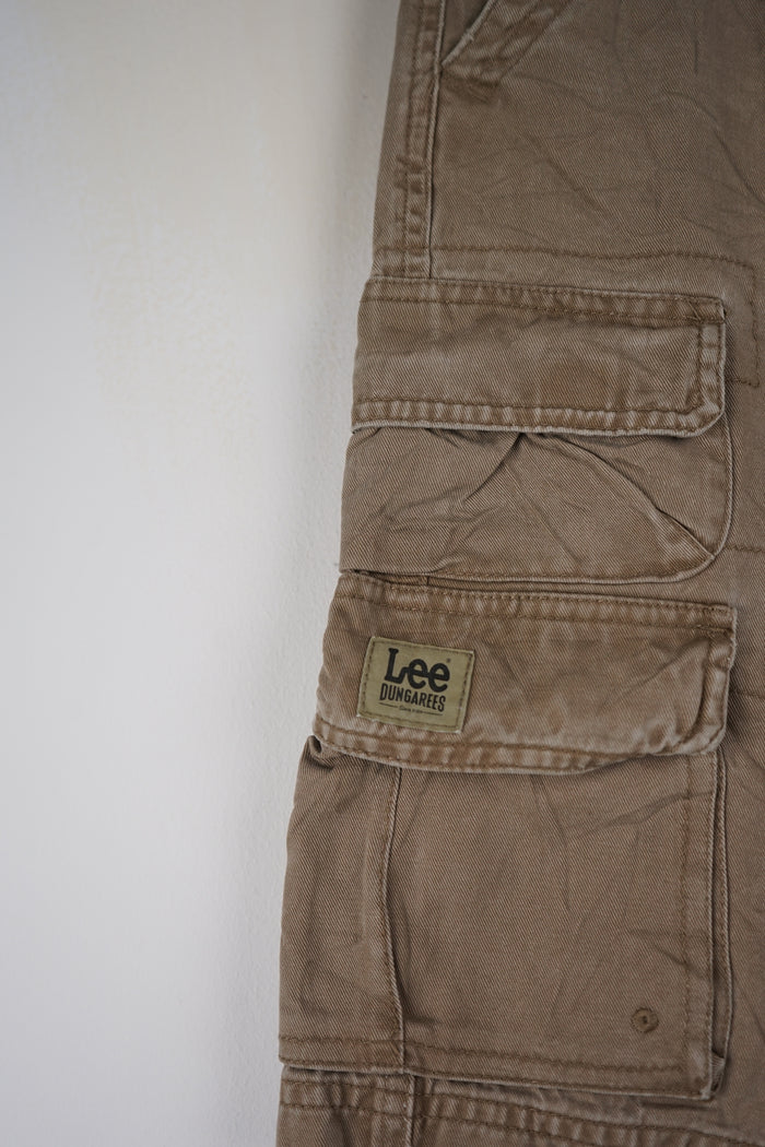 VINTAGE LEE DUNGAREES CARGO SHORTS W30