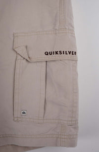 VINTAGE QUIKSILVER CARGO SHORTS W36
