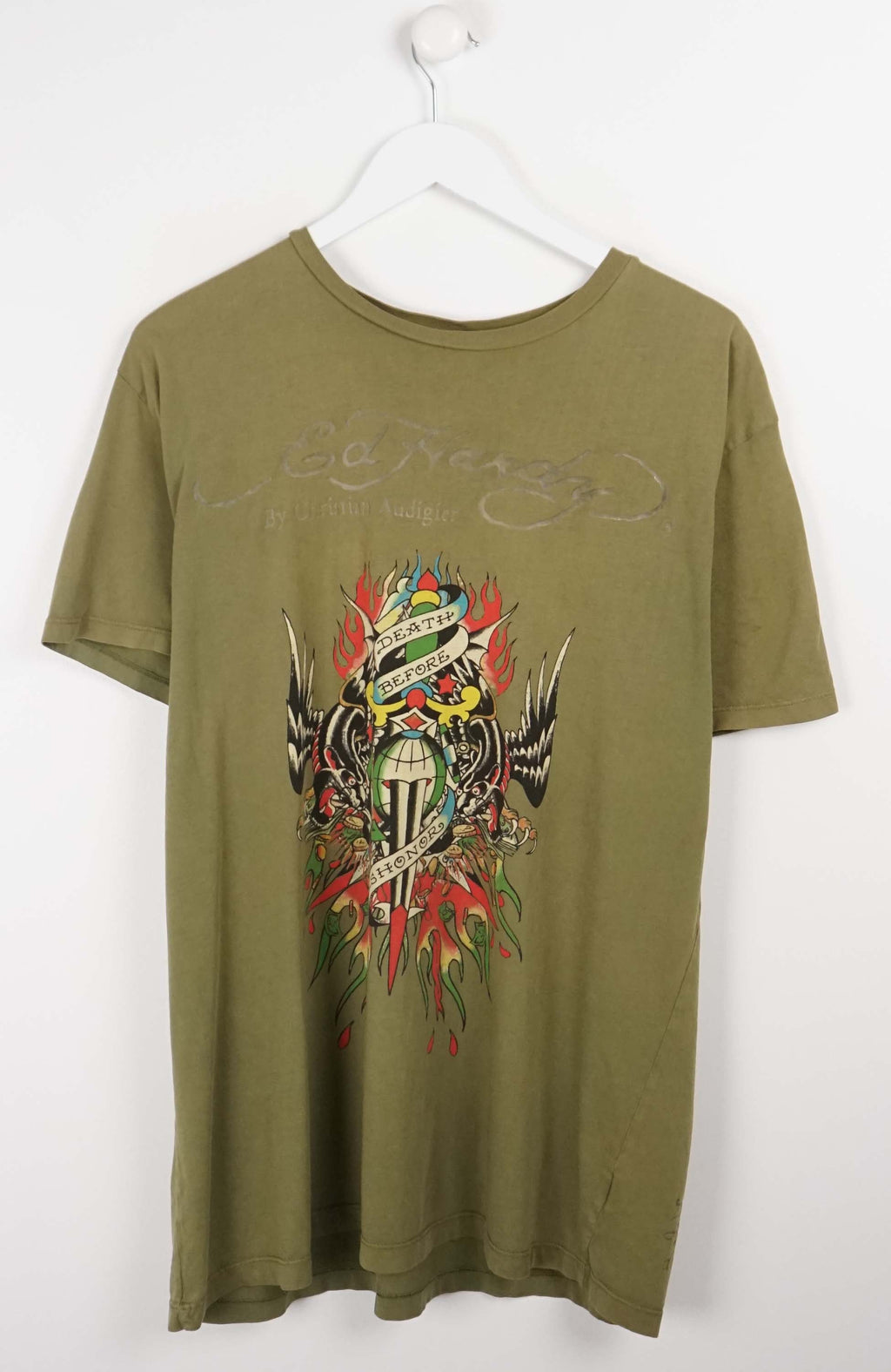 VINTAGE ED HARDY T-SHIRT (L)
