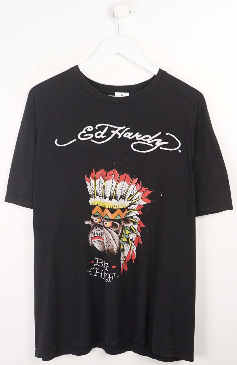 VINTAGE ED HARDY T-SHIRT (XL)