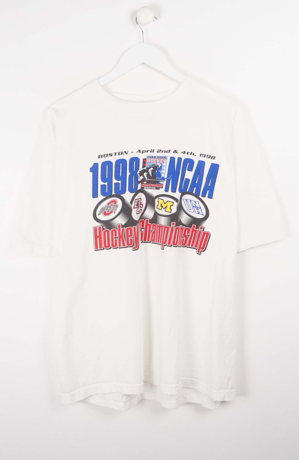 VINTAGE NCAA HOCKEY CHAMPIONSHIPS T-SHIRT (XL)