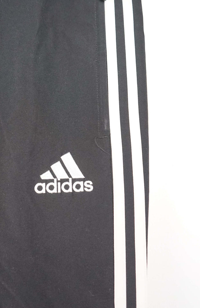 VINTAGE ADIDAS TRACK PANT SHORTS (XL)