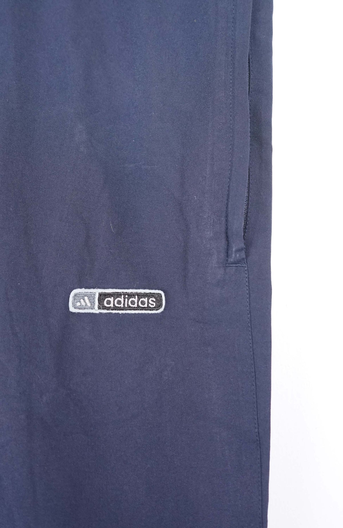 VINTAGE ADIDAS TRACK PANT SHORTS (XXL)
