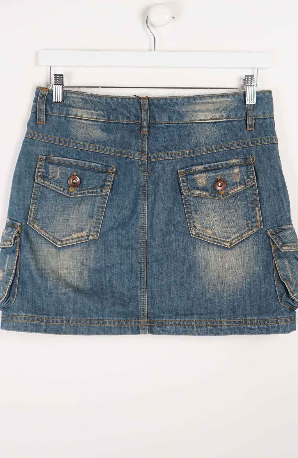 VINTAGE Y2K DENIM SKIRT (SIZE 12)