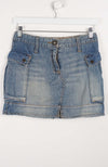 VINTAGE Y2K DENIM SKIRT (SIZE 10)