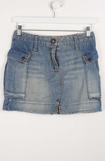VINTAGE Y2K DENIM SKIRT (SIZE 10)