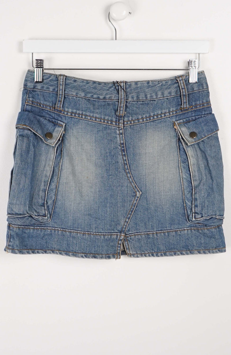 VINTAGE Y2K DENIM SKIRT (SIZE 10)