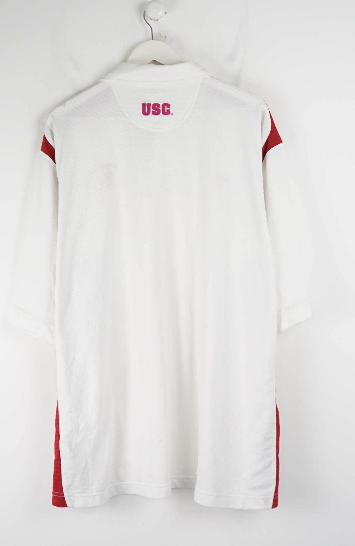 VINTAGE NIKE TROJANS JERSEY POLO SHIRT (XXL)