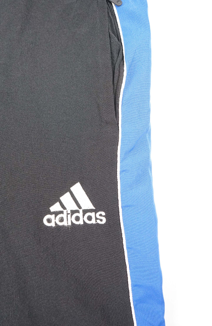VINTAGE ADIDAS TRACK PANT SHORTS (XXL)