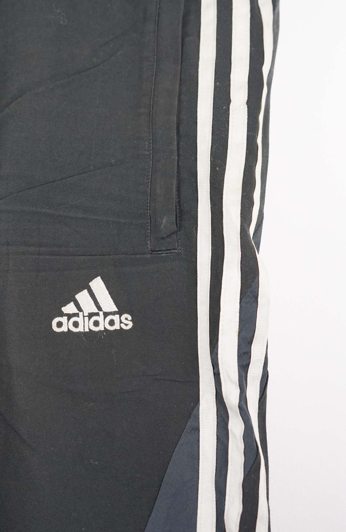 VINTAGE ADIDAS TRACK PANT SHORTS (XXL)