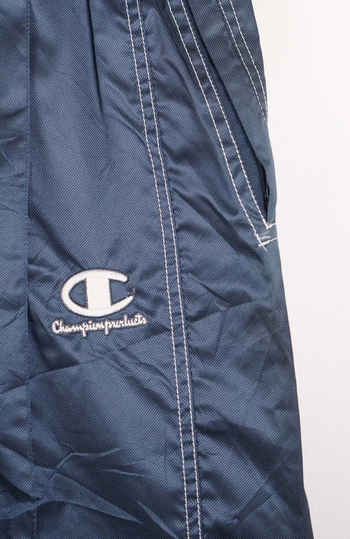 VINTAGE CHAMPION TRACK PANT SHORTS (S)