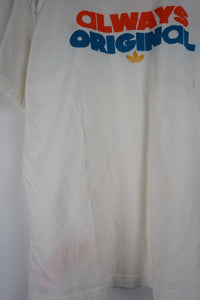 VINTAGE ADIDAS ALWAYS ORIGINAL T-SHIRT (L)
