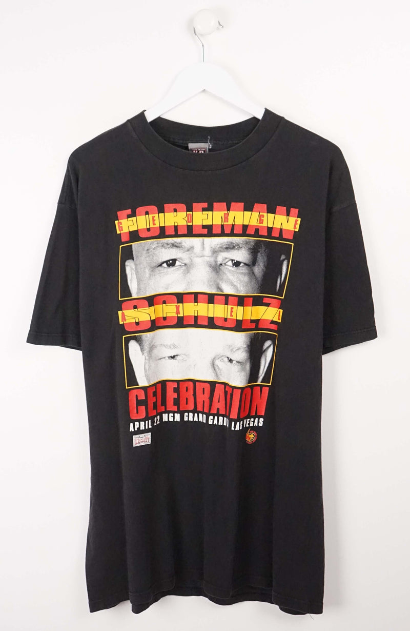 VINTAGE FOREMAN VS SCHULZ T-SHIRT (L)