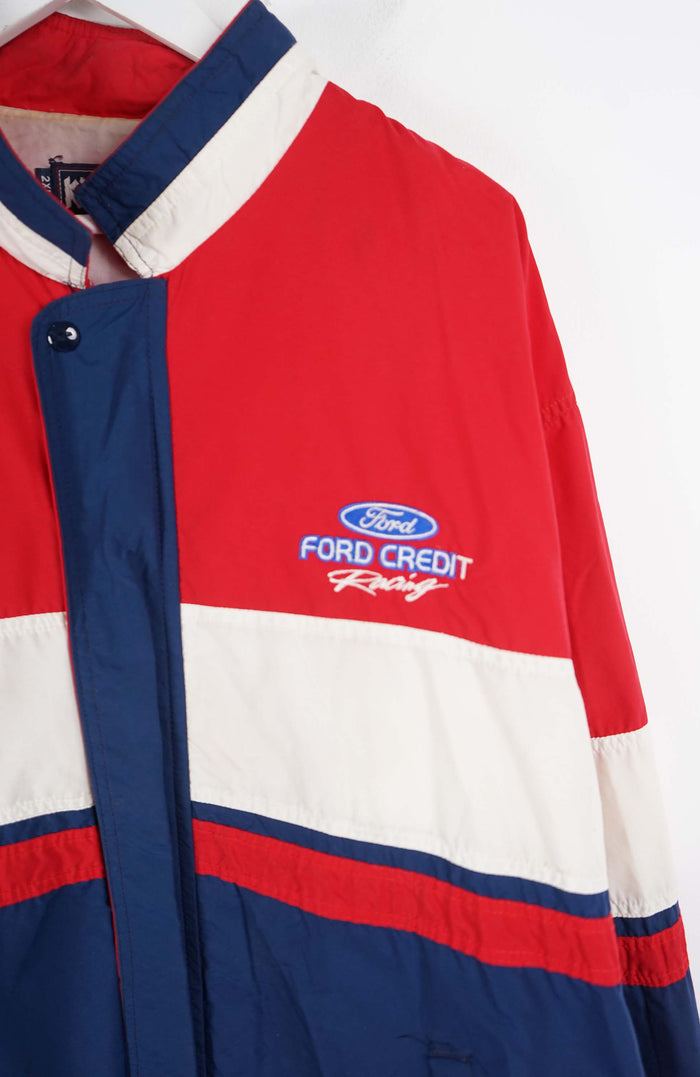 VINTAGE NASCAR FORD RACING WINDBREAKER (XL)