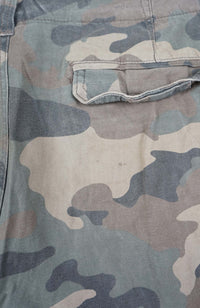 VINTAGE CAMO CARGO SHORTS W36