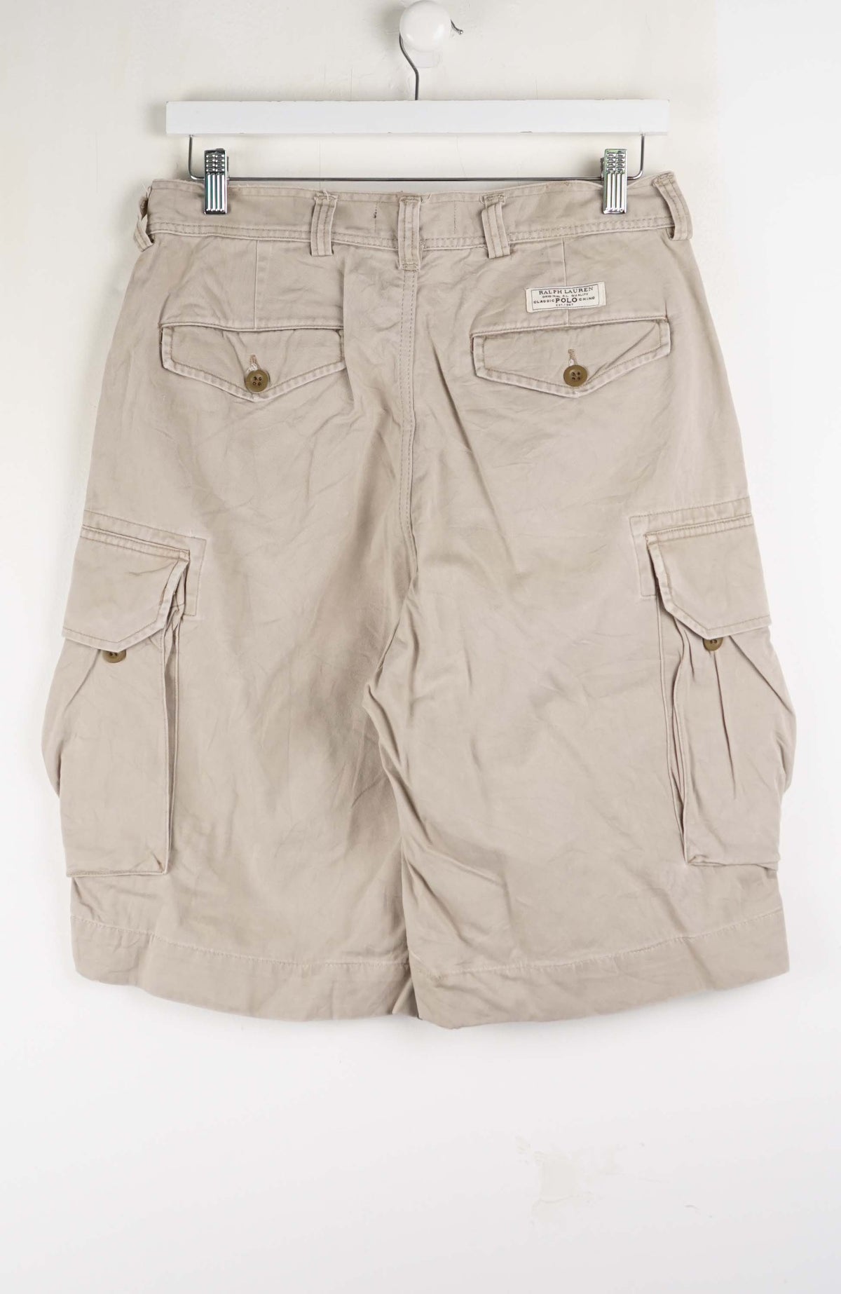 VINTAGE POLO RALPH LAUREN CARGO SHORTS W31