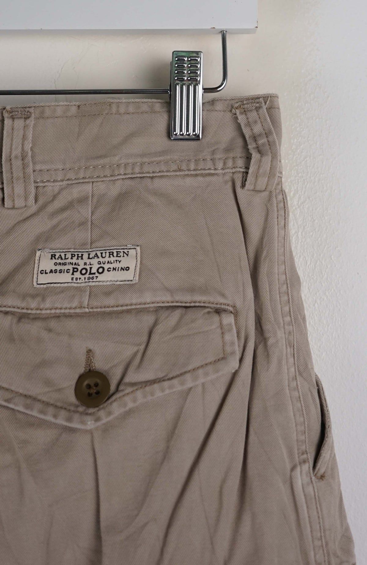 VINTAGE POLO RALPH LAUREN CARGO SHORTS W31