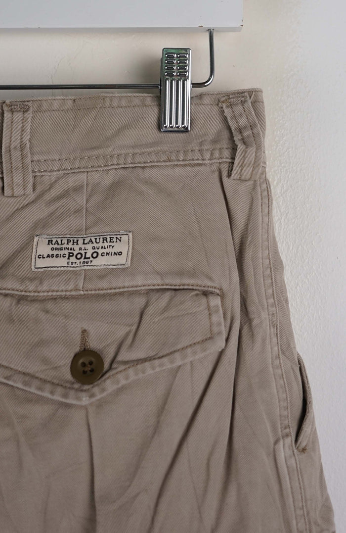 VINTAGE POLO RALPH LAUREN CARGO SHORTS W31