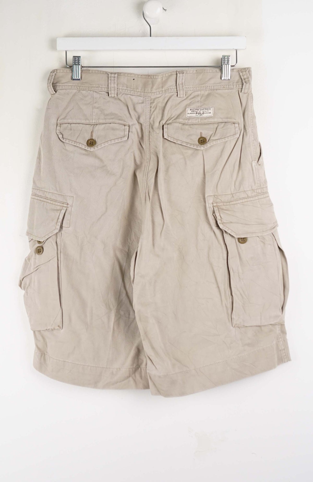 VINTAGE POLO RALPH LAUREN CARGO SHORTS W31