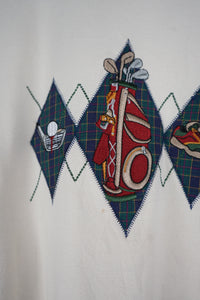 VINTAGE GOLF SWEATER (XL)