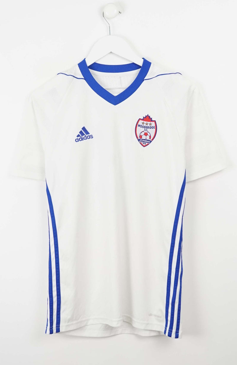 VINTAGE Y2K ADIDAS WOODBRIDGE STRIKERS FOOTBALL JERSEY (XS)