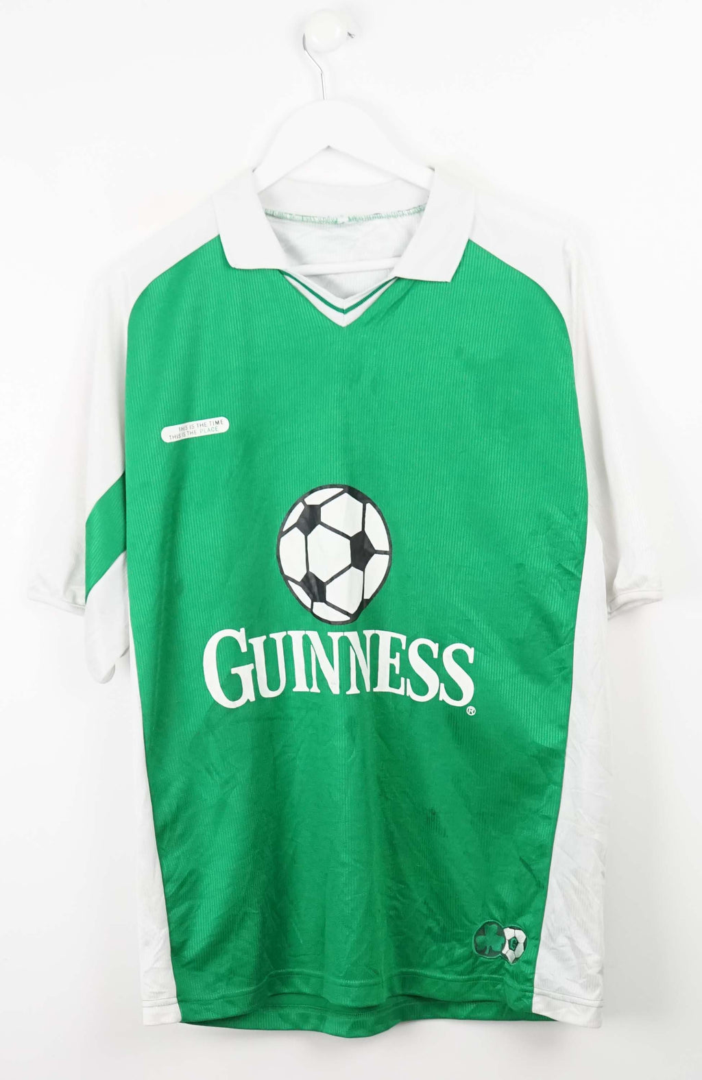 VINTAGE Y2K IRELAND GUINESS FOOTBALL JERSEY (L)