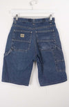 VINTAGE LEE DUNGAREES SHORTS W27
