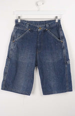 VINTAGE LEE DUNGAREES SHORTS W27