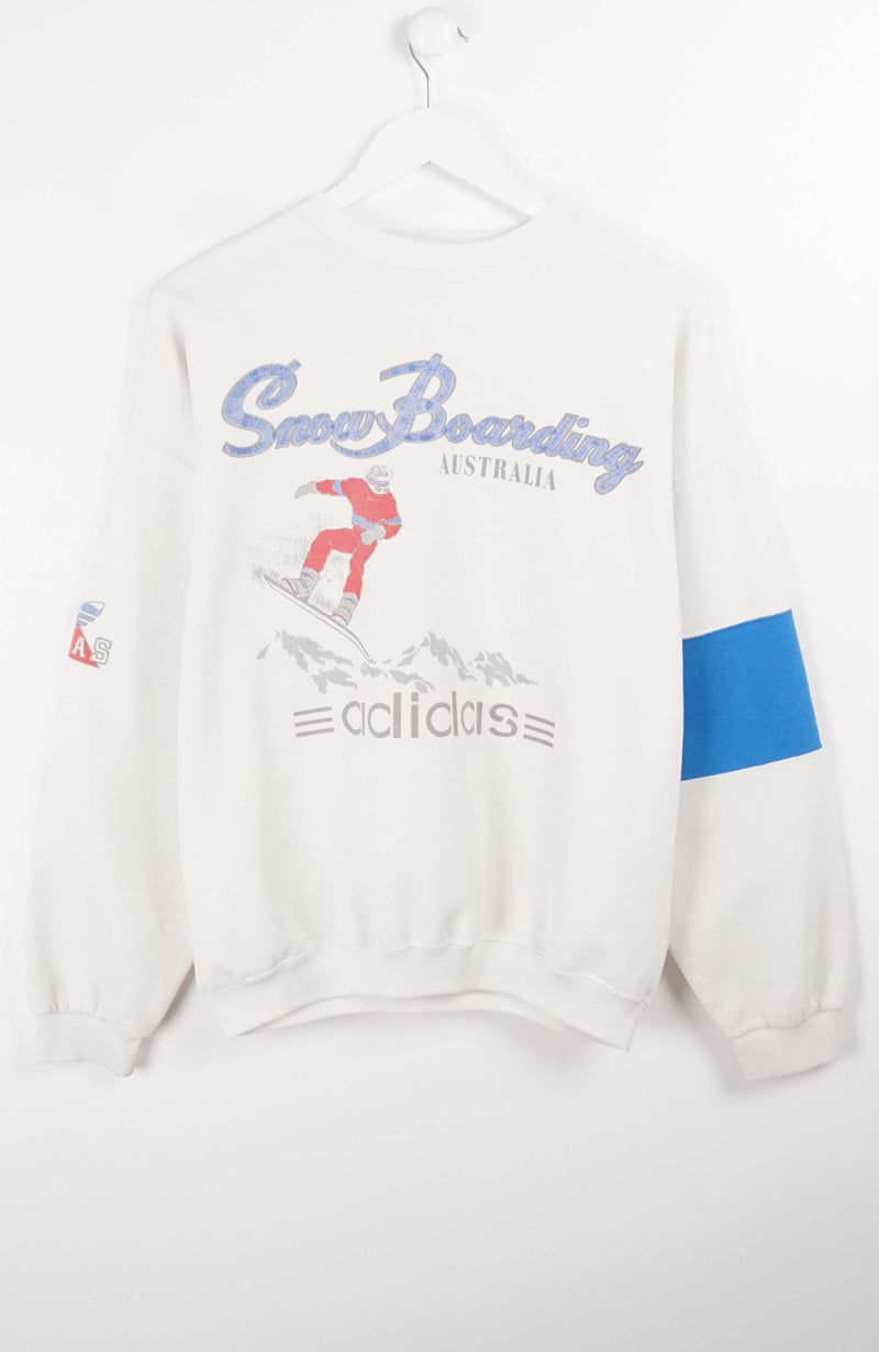 VINTAGE 90'S ADIDAS SNOWBOARDING AUSTRALIA SWEATER (M)