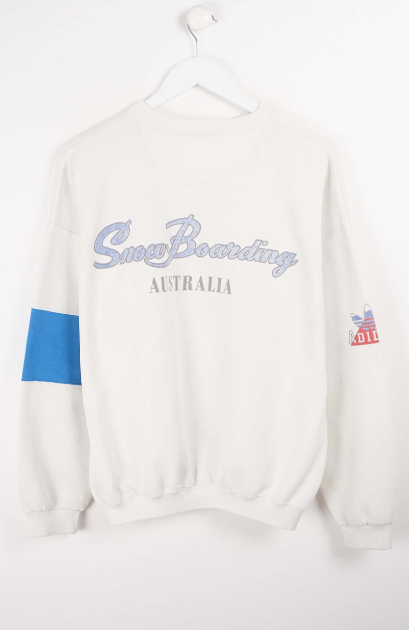 VINTAGE 90'S ADIDAS SNOWBOARDING AUSTRALIA SWEATER (M)
