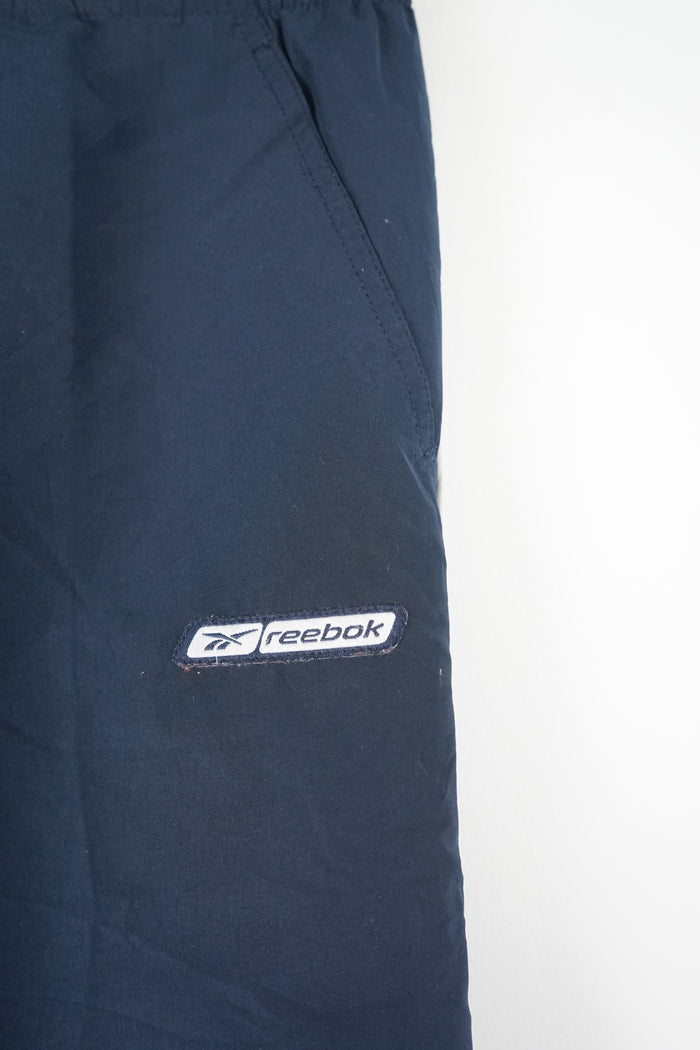 VINTAGE REEBOK 3/4 TRACK PANT SHORTS (S)