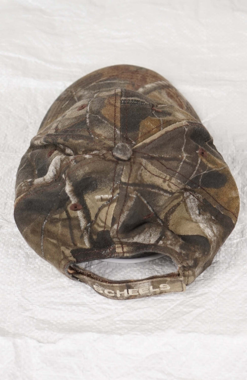 VINTAGE SCHEELS GEAR. PASSION.SPORTS. REAL TREE HAT