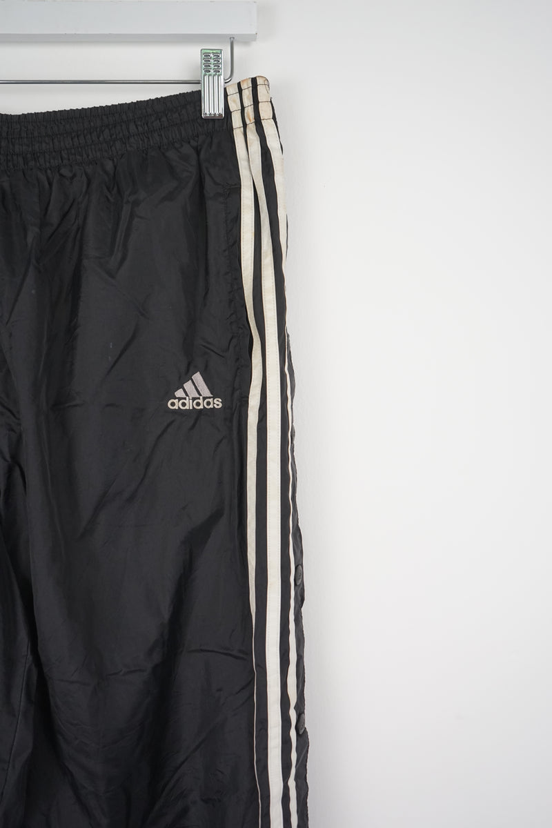 VINTAGE ADIDAS SNAP TRACK PANTS (XL)