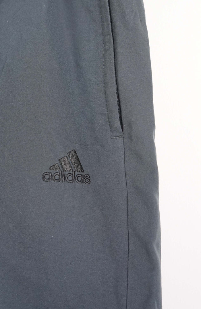 VINTAGE ADIDAS TRACK PANT SHORTS (XL)