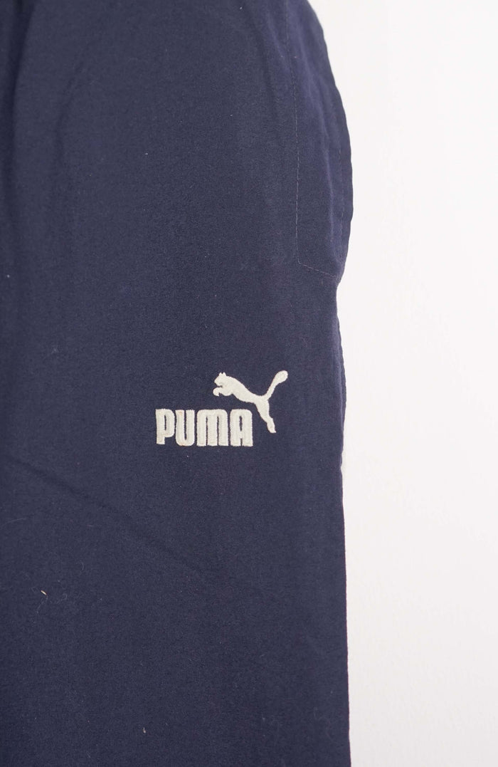 VINTAGE PUMA TRACK PANT SHORTS (M)