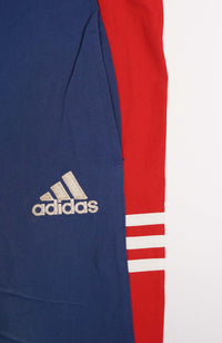VINTAGE ADIDAS TRACK PANT SHORTS (XL)