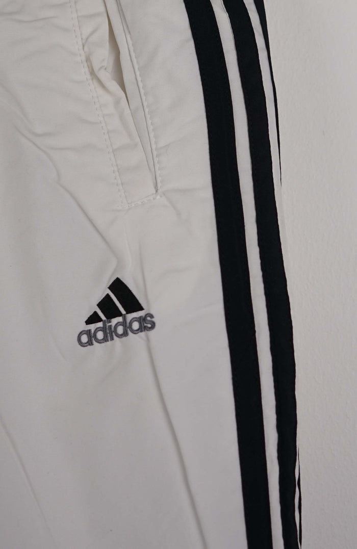 VINTAGE ADIDAS TRACK PANT SHORTS (XL)