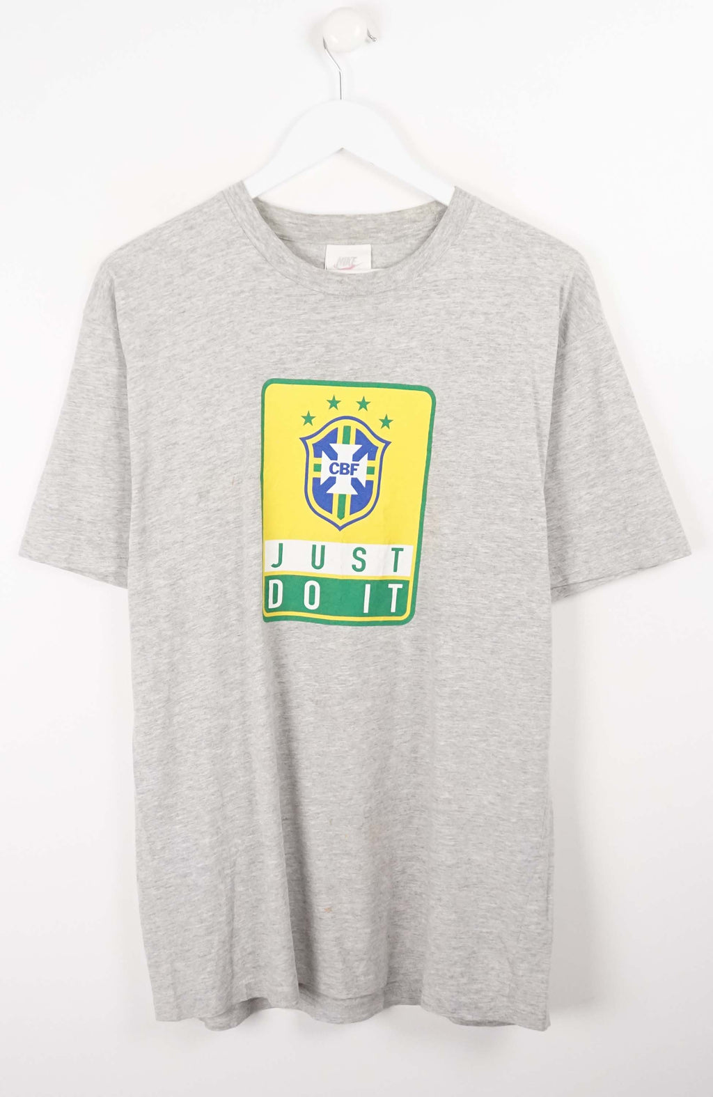 VINTAGE NIKE BRASIL FOOTBALL T-SHIRT (M)