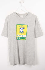 VINTAGE NIKE BRASIL FOOTBALL T-SHIRT (M)