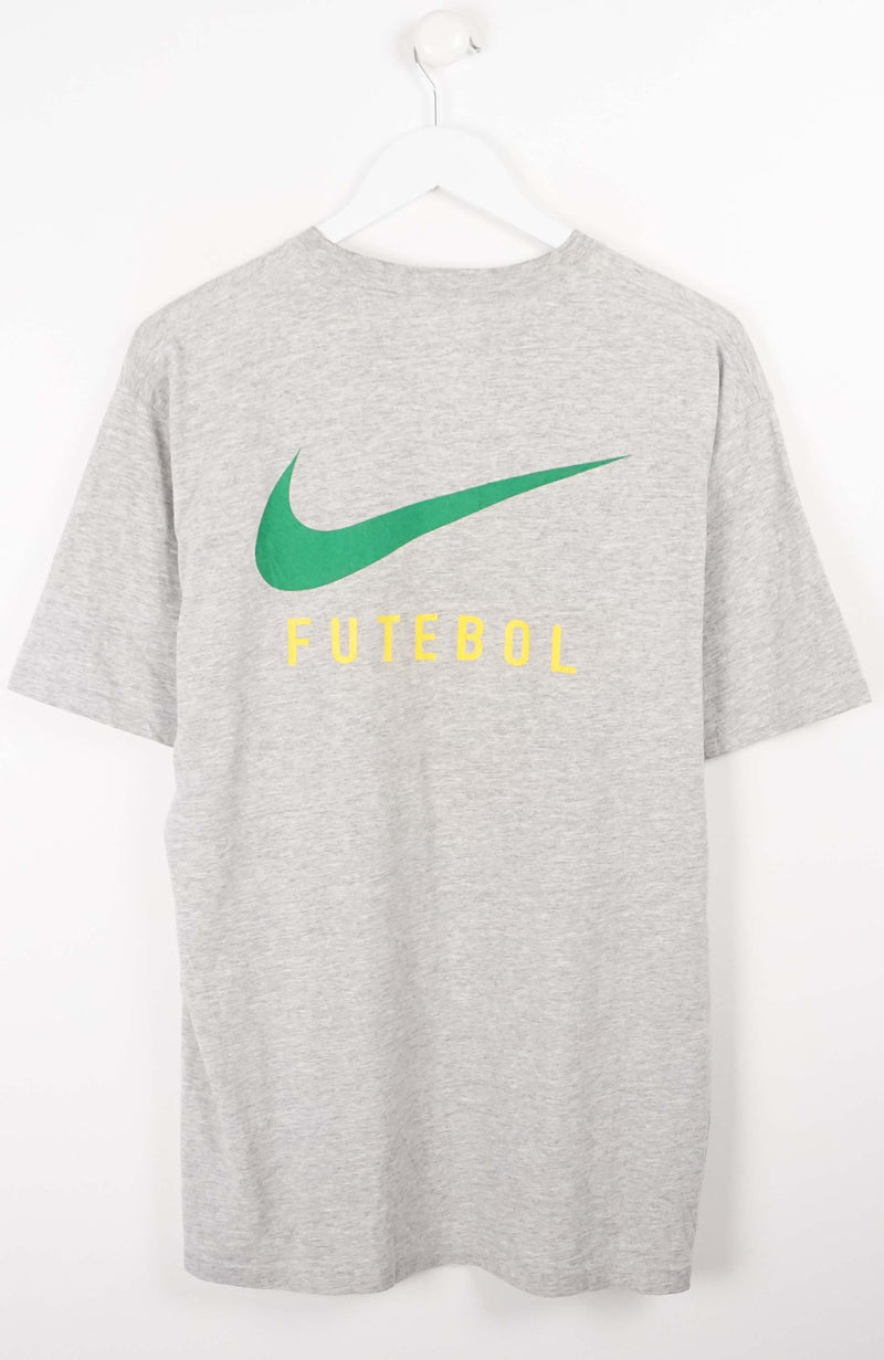 VINTAGE NIKE BRASIL FOOTBALL T-SHIRT (M)