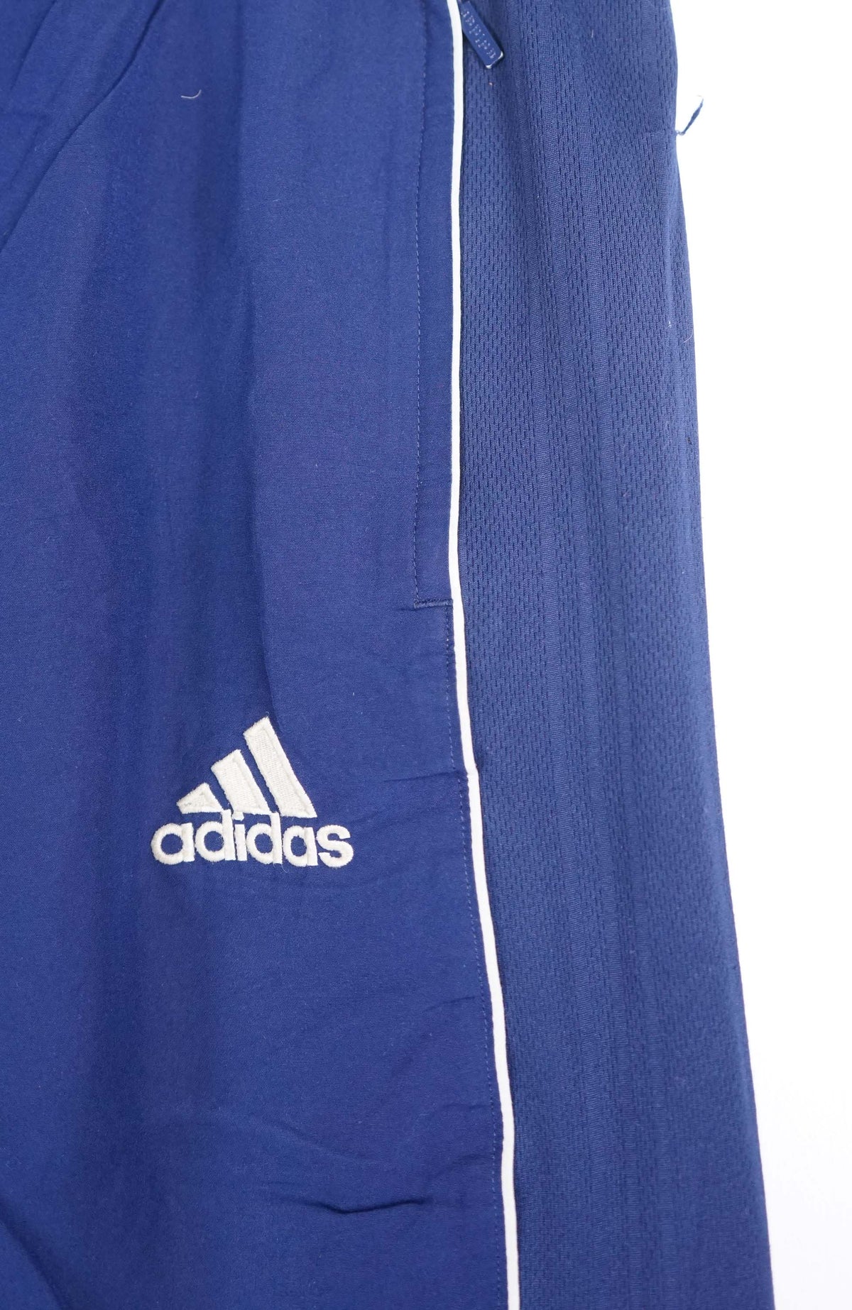 VINTAGE ADIDAS TRACK PANT SHORTS (XL)