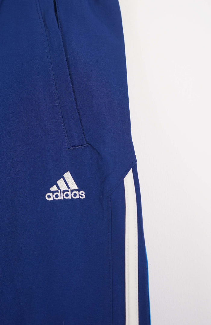 VINTAGE ADIDAS TRACK PANT SHORTS (XL)
