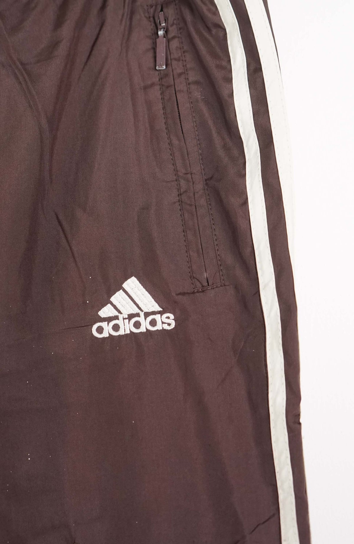 VINTAGE ADIDAS TRACK PANT SHORTS (M)