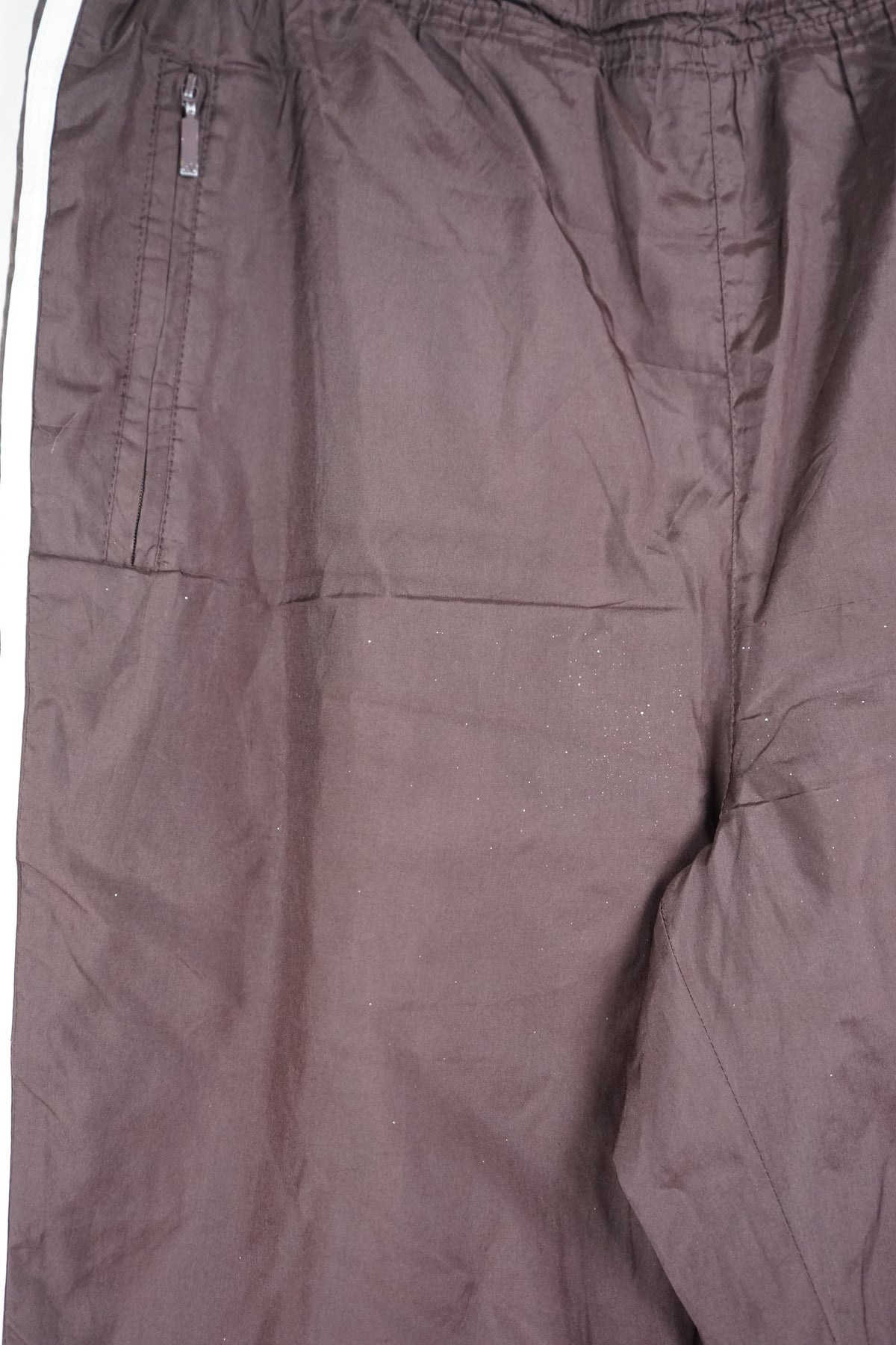 VINTAGE ADIDAS TRACK PANT SHORTS (M)