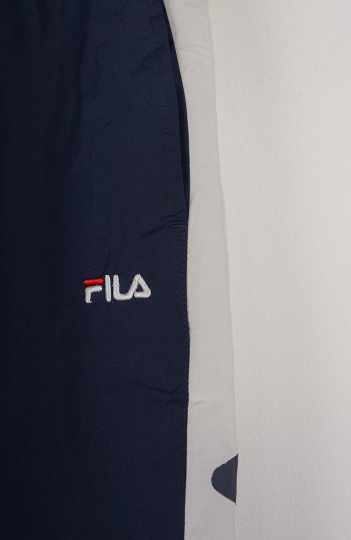 VINTAGE FILA TRACK PANT SHORTS (XS)