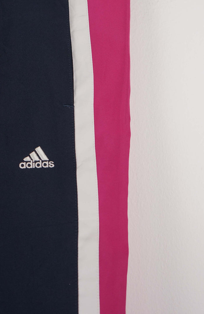 VINTAGE ADIDAS TRACK PANT SHORTS (XS)