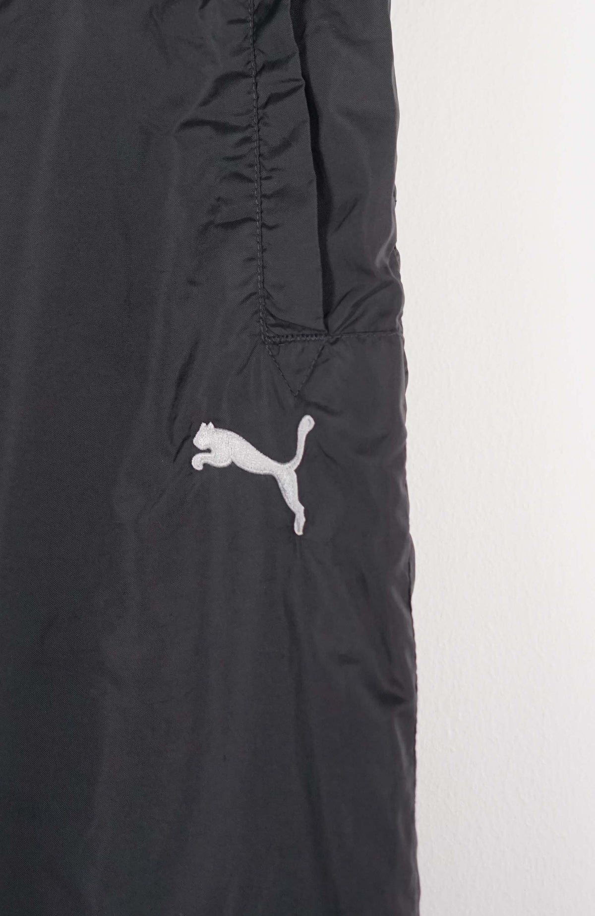 VINTAGE PUMA TRACK PANT SHORTS (M)