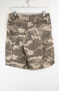 VINTAGE CAMO CARGO SHORTS W32