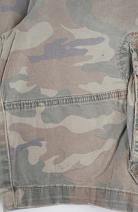 VINTAGE CAMO CARGO SHORTS W33