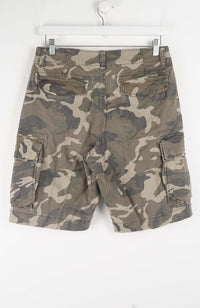 VINTAGE CAMO CARGO SHORTS W30